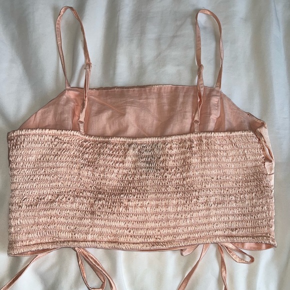 Forever 21 Silk Crop Top - Picture 2 of 3